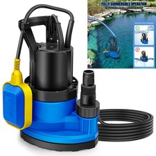 Large Pond / Sump Water Pump 7500 Litres p/h SUBMERSIBLE PUMP 9M Power Cable