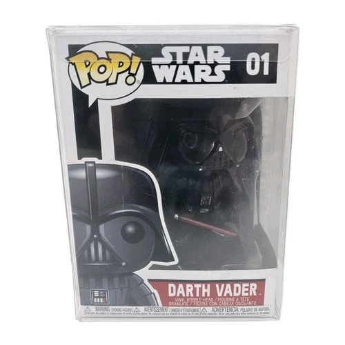 Funko Pop! Star Wars Darth Vader #01 Vinyl Bobble Head Figure In Pop Protector