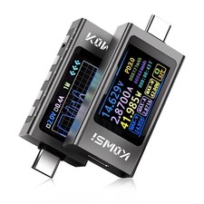 USB C Tester USB C Power Meter Tester,Digital Multimeter with LCD Display,Dig...