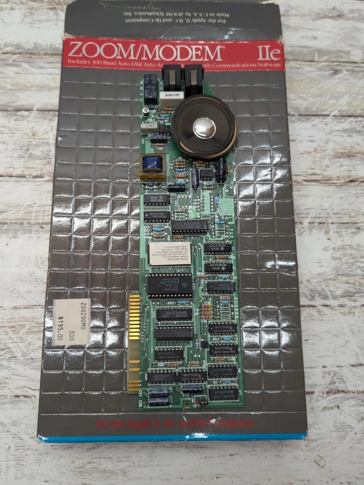 Zoom Telephonics Inc. Modem Card (Apple II/II+/IIe/Franklin Ace) Pre Owned  — 第 2/4 张图片