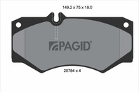 Bremsbelagsatz BremsklöTze FüR Mercedes-Benz G-Klasse W463 W461 W460 T1