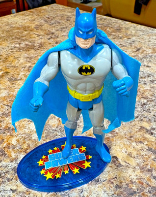 Vintage 1984 Lily Ledy Super Powers Batman W/ Super Powers Stand