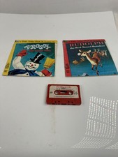 Disney Storyteller Cassette Rudolph The Red Nosed Reindeer + Frosty The Snowman