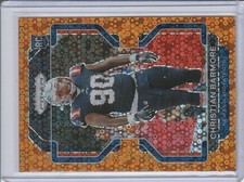 2021 Christian Barmore Panini Prizm Orange Disco Prizm Rookie Card #388 Patriots. rookie card picture