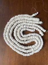 Hawaiian Vintage Puka Shell Necklace Strands 72" Shells Handmade Surfer RARE