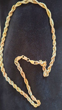 Silber Kette 925 .Bicolor Farbe (Gold .Silber...