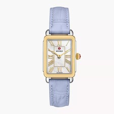 Image of MICHELE Deco Park Two-Tone 18K Gold-Plated 29mm Mop Dial Women MWW06E000149