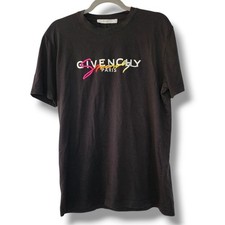 Givenchy Paris Rainbow Embroidered Logo T-Shirt White — listing 4