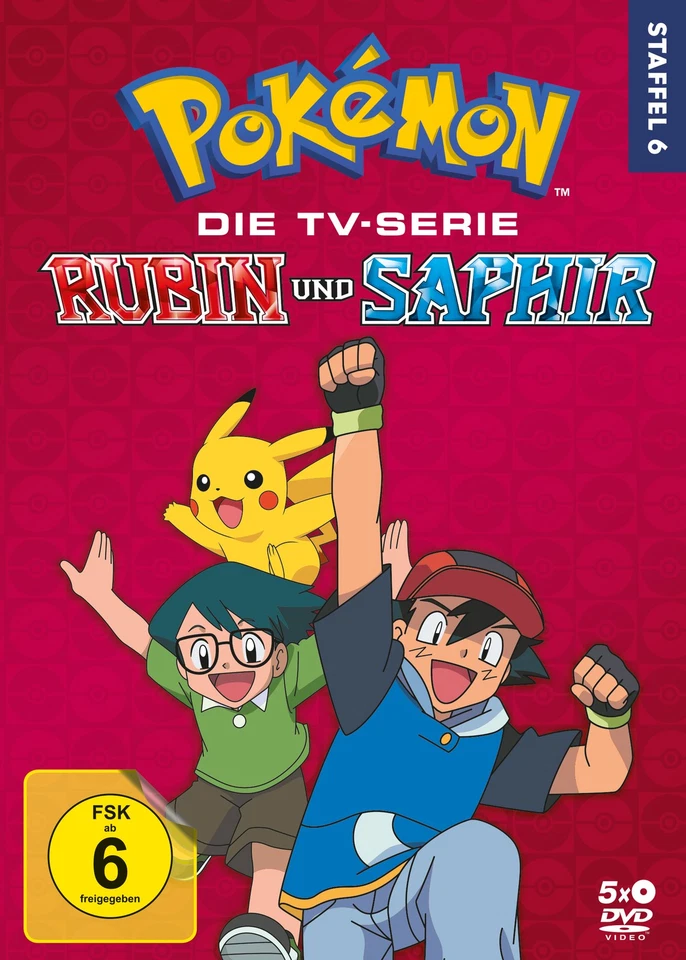 Pokémon - Die TV-Serie: Rubin und Saphir - Staffel 6 DVD  *NEU*OVP*
