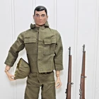 Vintage GI Joe 1964 - 40th Anniversary Black Hair Figure w/ Modern Gear