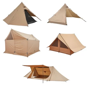 Uimoso Camping Tent Cabin Tent Tipi Tent w/ Stove Jack Lightweight Hot Tent