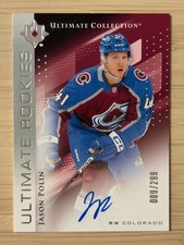 2024-25 Upper Deck Ultimate Collection Rookies #178 Jason Polin RC Auto /299