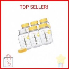 Medela Breast Milk Collection and Storage Bottles with Solid Lids - 6pk/5oz-150m