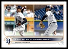 2022 Topps Update Angel De Jesus / Elvin Rodriguez Rookie Detroit Tigers #US162