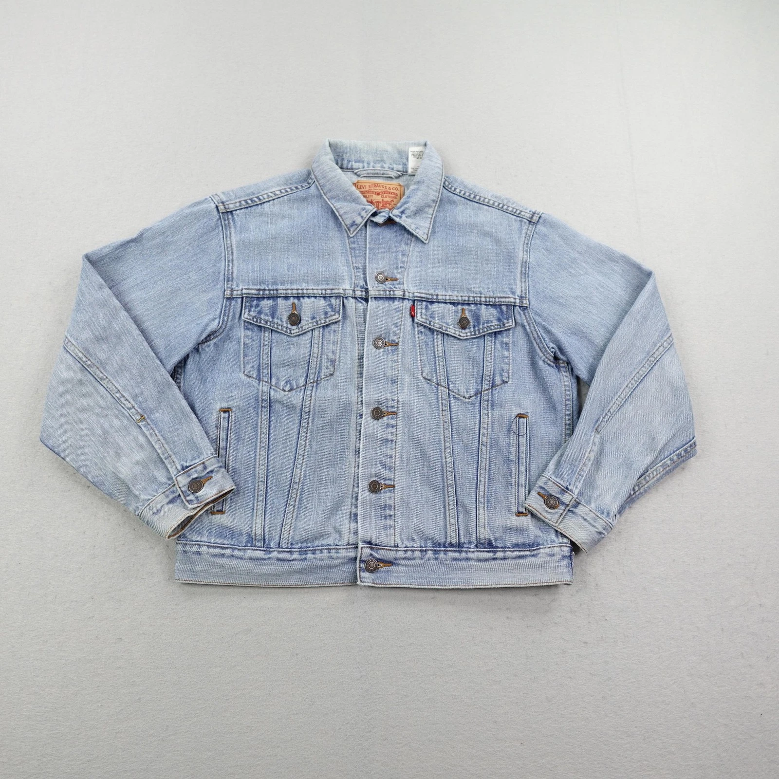 Vintage Levis Jacket Men Medium Blue Denim Jean Standard Trucker Coat Type 3 Y2K
Opens in a new wind