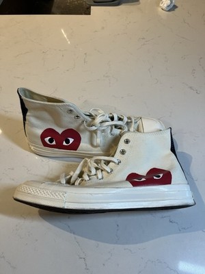 Comme des Garcons PLAY x Converse Chuck 70 High Milk - Men's US 10