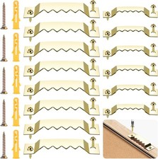 45 Pack Sawtooth Picture Hangers, Picture Hanging Kit, 2 Sizes for Photo Frames