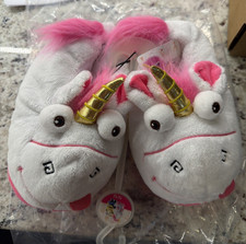 Universal Studios Despicable Me Unicorn Plush Slippers Shoes PICK YOUR SIZE