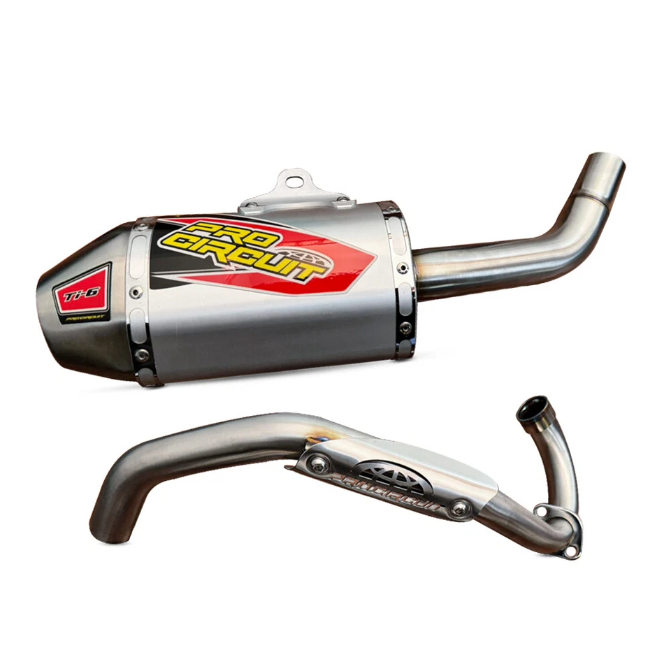 Full System Exhaust Muffer Racing Short Pipe Fit For KAWASAKI KLX110L KLX110L - Image 2 of 4