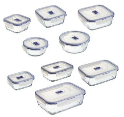 Aufbewahrungsbox GLAS Luminarc  Mikrowellengeschirr Frischhaltedose Dose Box