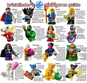 dc lego minifigures