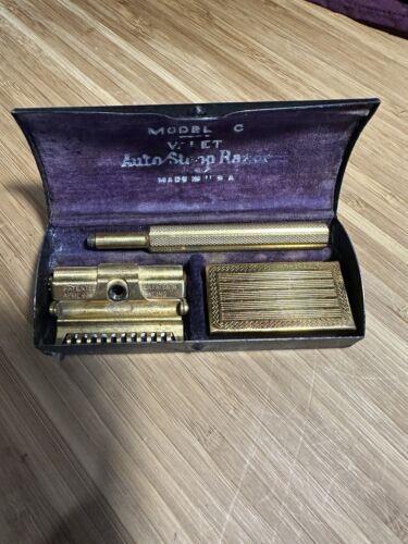 Vintage Vallet Auto Strop Razor with Original Case, Black metal case - Picture 22 of 24