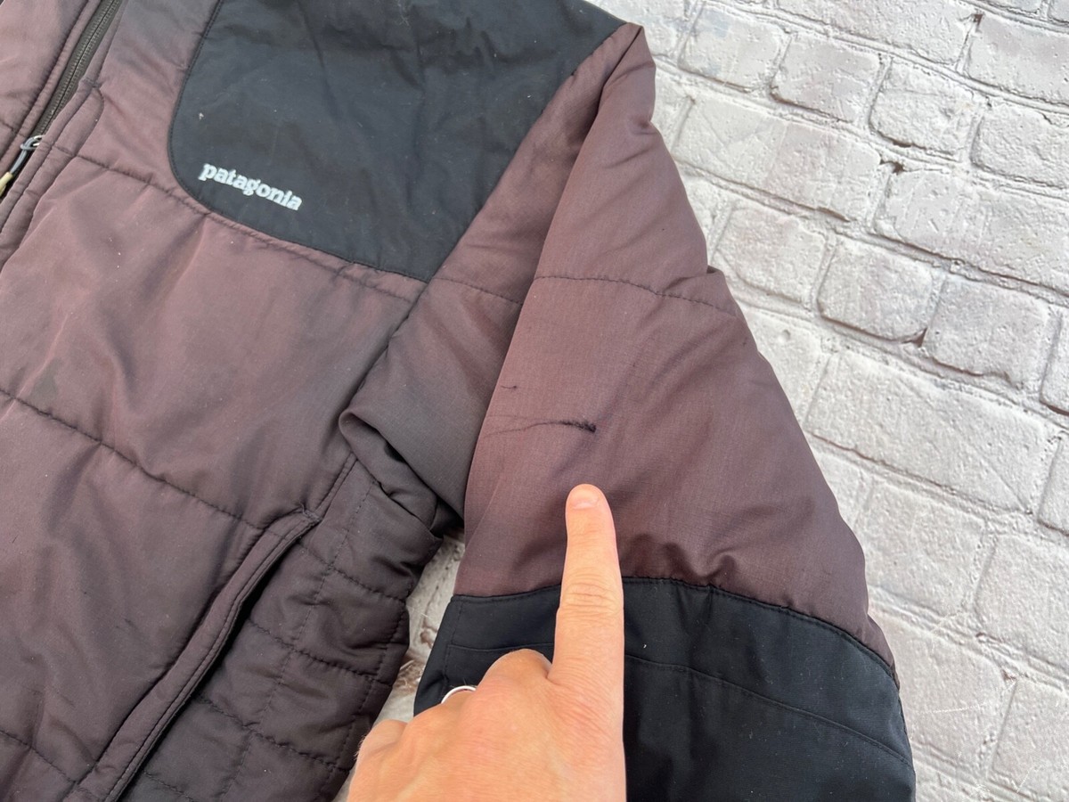 Mens PATAGONIA Black Rubicon Puff Rider Hooded Insulated Zip