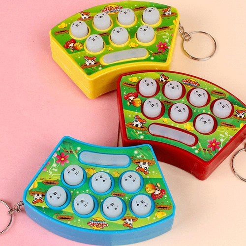 Mini Whack A Mole Game Chain Silicone Knock Hamster GX Educational Toy Q7G9 - Picture 9 of 11