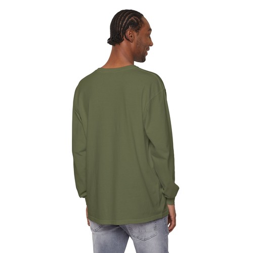 Jim Jones Jonestown Festival Unisex Garment-dyed Long Sleeve T-Shirt - Picture 45 of 69