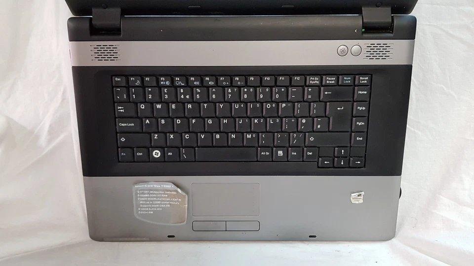 Advent 8117 17.1" Laptop 1.73 Ghz Intel Dual Core  T2080 1GB 120GB, NO OS - Image 3 of 4