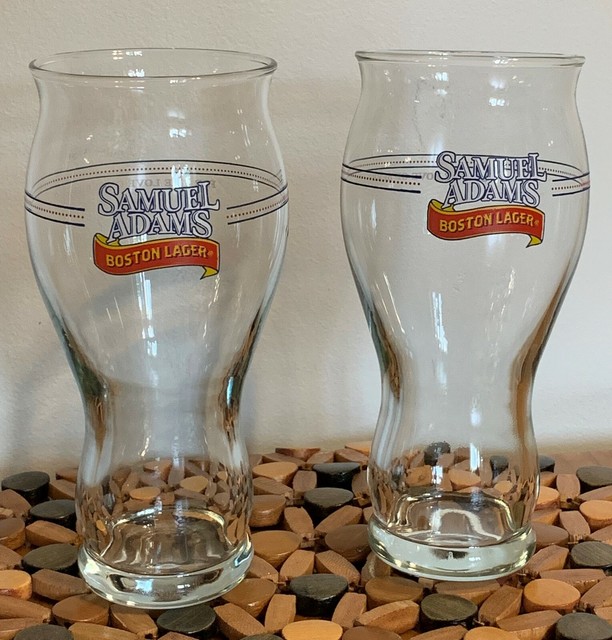 2 Samuel Adams Boston Lager 16oz pint Sensory Glasses FOR THE LOVE OF