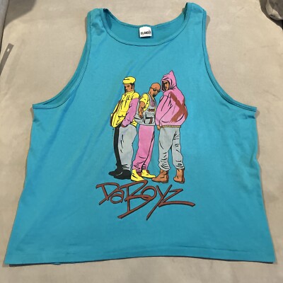 RARE - Vintage - Y2K - DA BOYZ - Hip Hop Tank Top - Made In The USA - Men's XL
