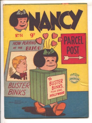 Nancy #51 1951-New Century-Ernie Bushmiller art-Famous American