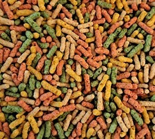 4 Farben Mix Sticks Fischfutter Teichsticks T...