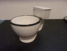 BIGMOUTH Toilet Commode Coffee Mug Tea Cup Gag Gift Soup Bowl Planter Collection