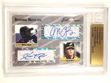 Michael Bourn Blaine Boyer BGS 2005 Just Direct Minors Dual Auto 23/25 Signature