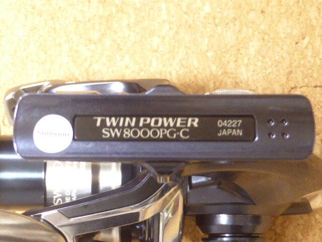 Shimano 21 TWIN POWER SW 8000PG Spinning Reel Made in Japan New in