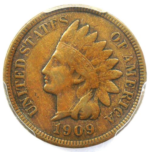 1909-S Indian Cent 1C - Certified PCGS VF30 - Rare Key Date Penny! - Picture 1 of 4