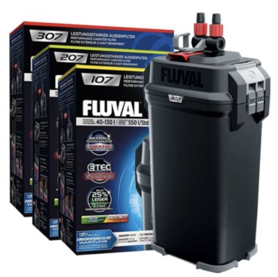 FLUVAL 107 207 307 407 EXTERNER STROMFILTER MIT MEDIA AQUARIUM FISCHTANK