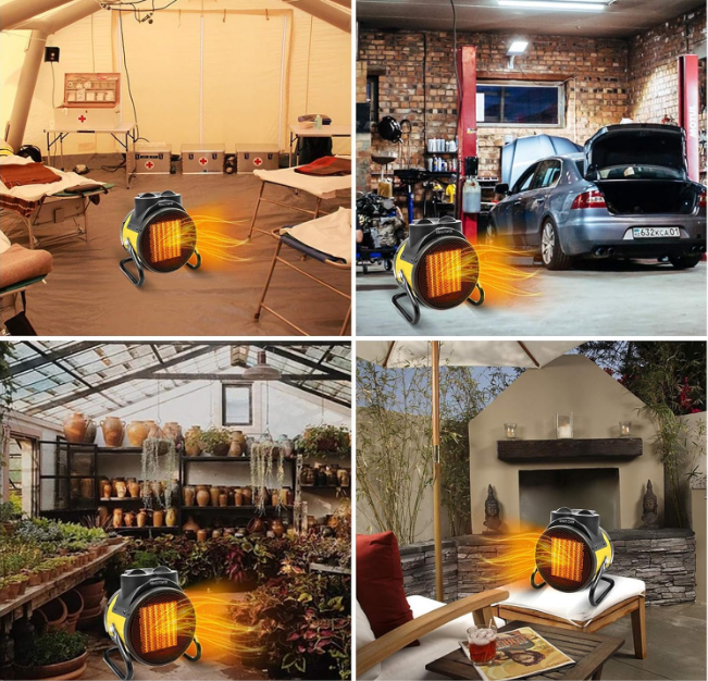 International Portable Patio Heater Outdoor Electric Garage Heaters