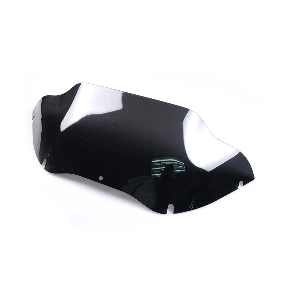 9.5" Wave Windshield for Harley Road Glide FLTRX 1998-2013 Black Windscreen - Image 3 of 4