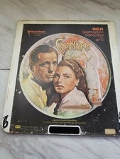 CASABLANCA CED VideoDisc 1943 RCA SelectaVision Humphrey Bogart Bergman