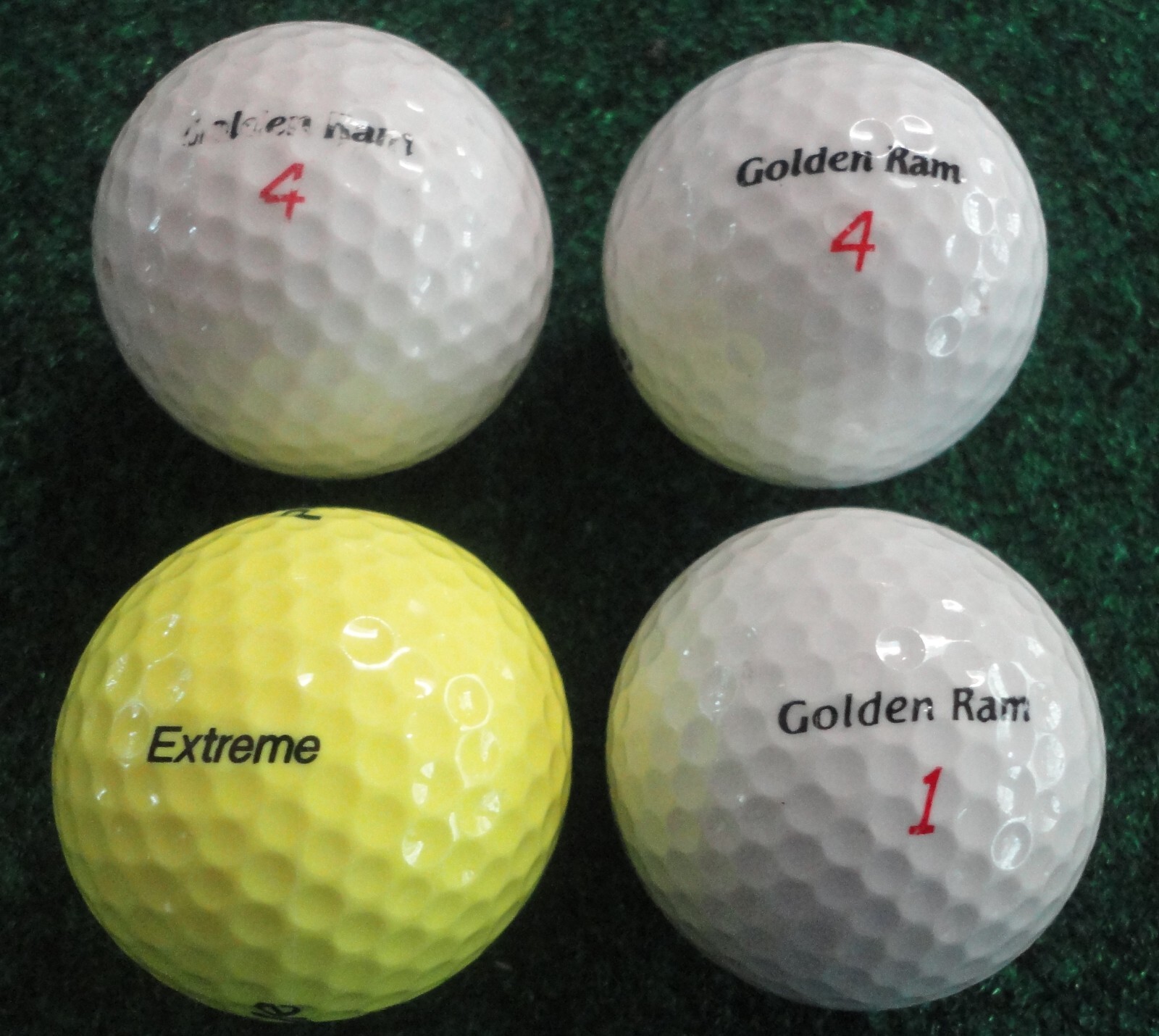 4 Golf Course LOGO Golf Balls Mill Creek Northgate Sandestin Singletree
