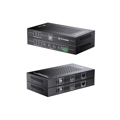 AV Access HDMI USB KVM Extender, 50m/164ft 4K 60Hz Over Cat5e/6/6a/7, Support...