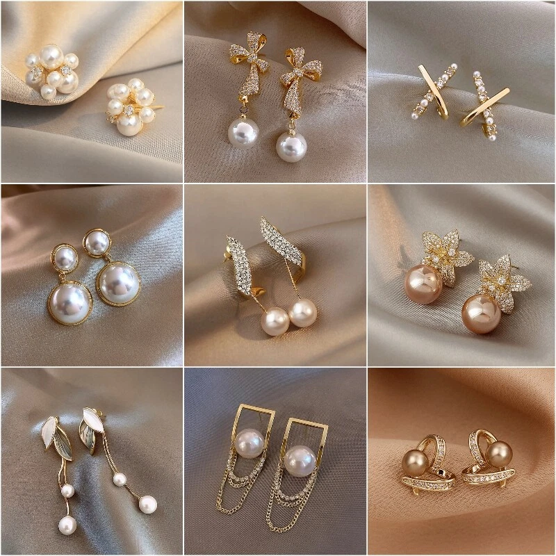 St. Louis Gold Pearl Drop Earrings