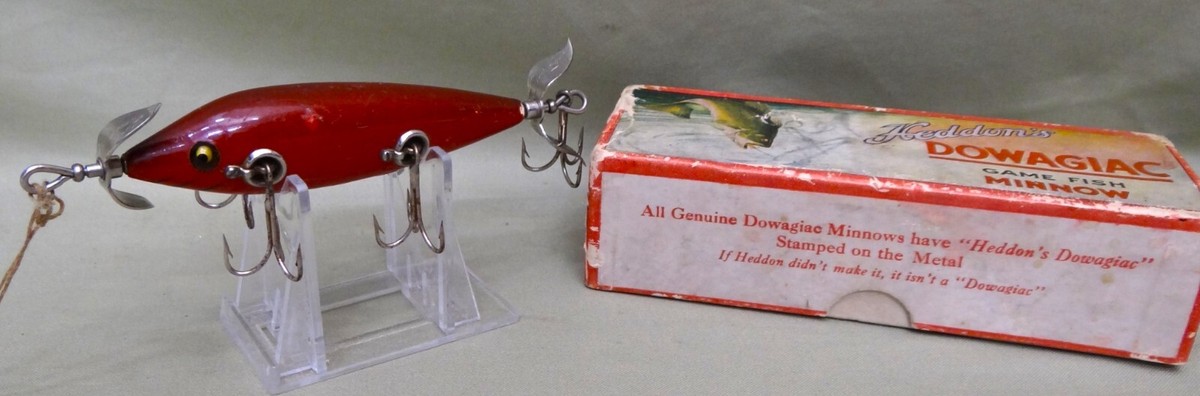 ヘドン heddon Dowagiac expert BH Red Head Heddon Dowagiac expert BH Red Head minnow Old Lure Ship From