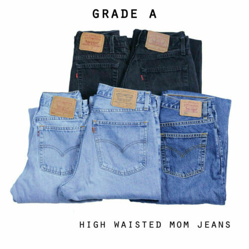 VINTAGE LEVIS HIGH WAISTED MOM BOYFRIEND JEANS 26 27 28 29 30 (GRADE A) - Zdjęcie 1 z 11