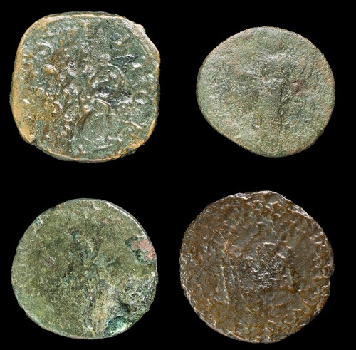 Impero Romano Grandi Moduli, Lotto di 4 Monete. - Foto 2 di 3
