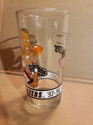 Vintage '93-94' Promo Glas Mark Bryant Portland Trail Blazers Dairy Queen - Bild 2 von 4