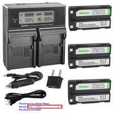 Kastar DLi1 Battery LCD Dual Fast Charger for Trimble R8 GPS, R8 GNSS, MT1000